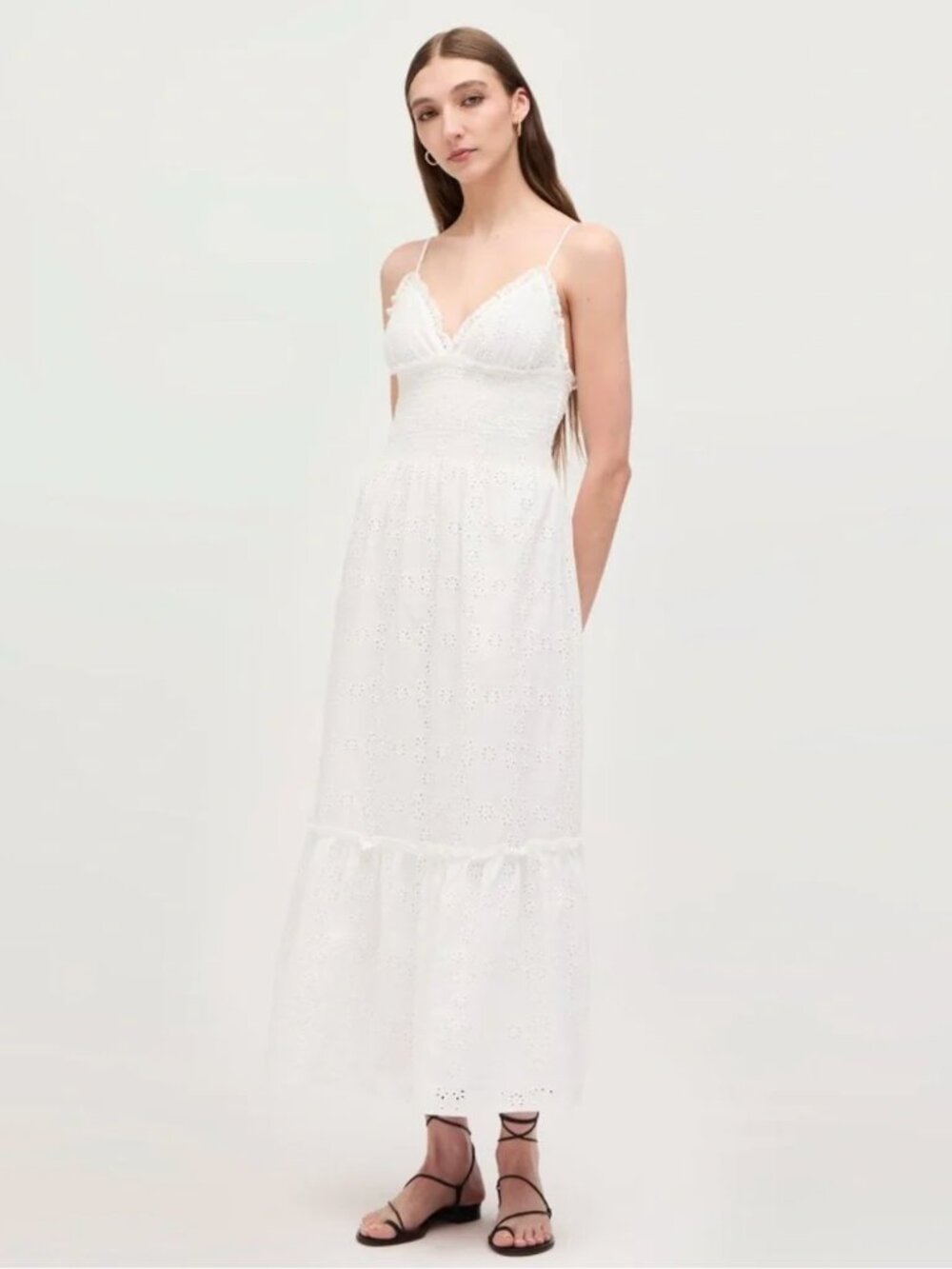 Hill house Dottie dress, eyelet white xxs - Picture 8 of 8